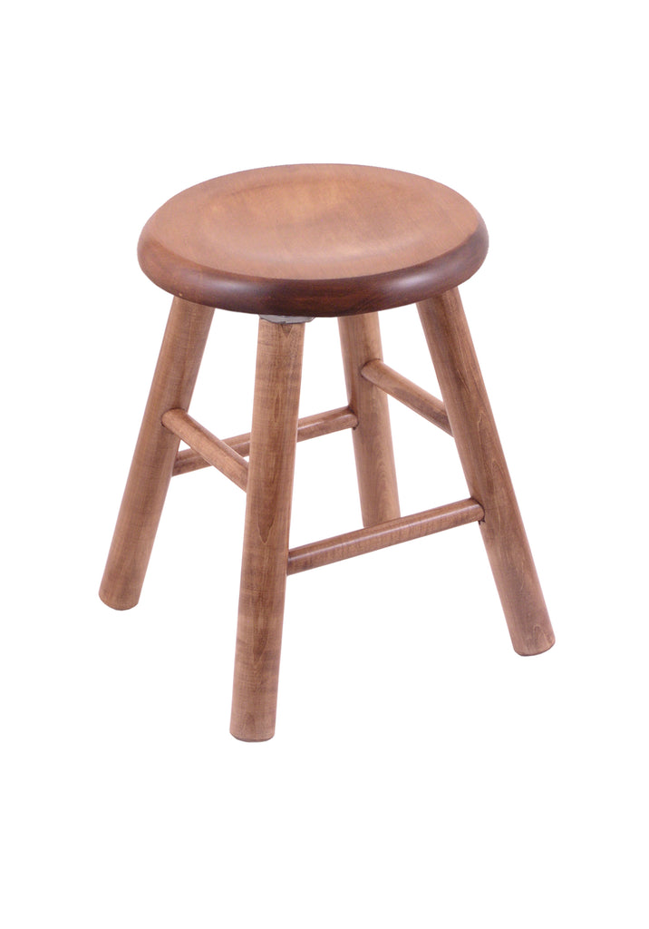 Maple Vanity Stool In Medium Finish