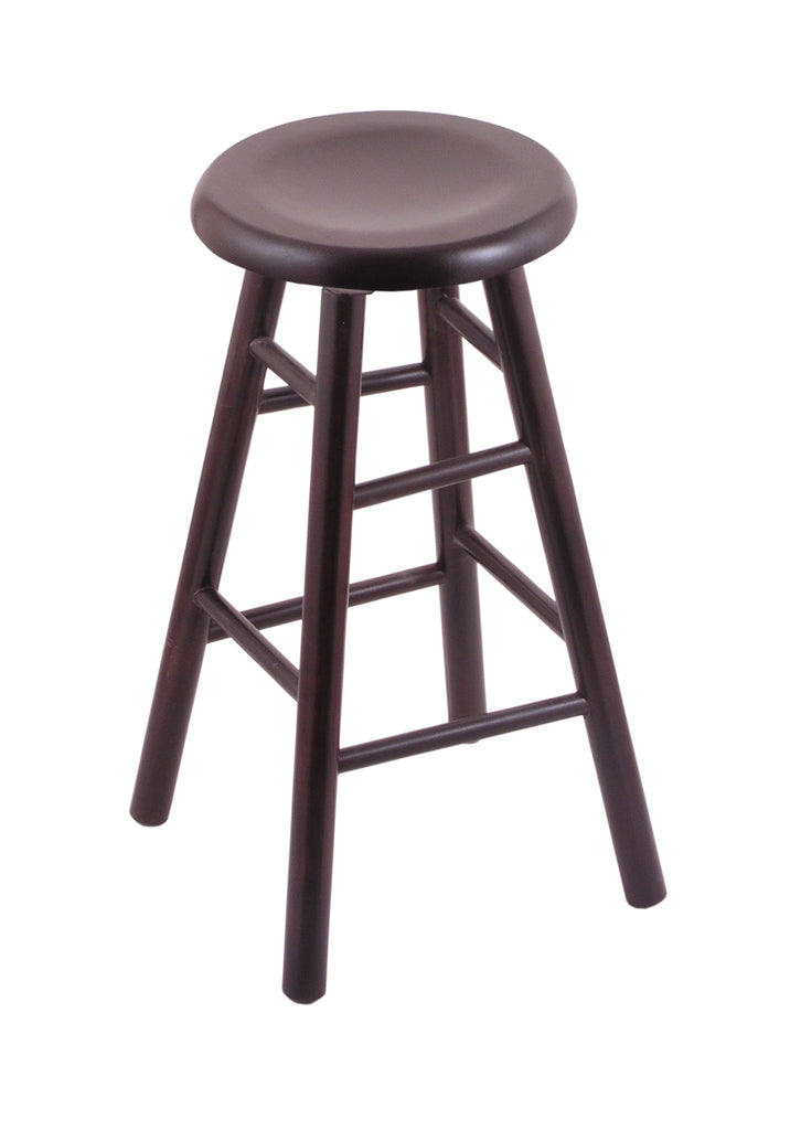 Maple Counter Stool In Dark Cherry Finish