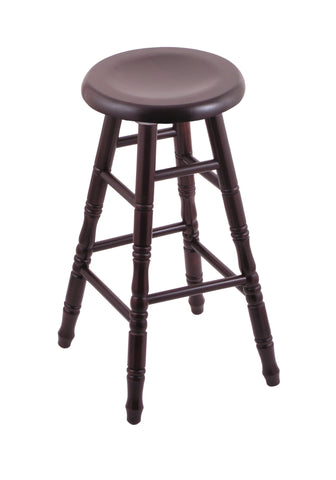 Maple Counter Stool In Dark Cherry Finish