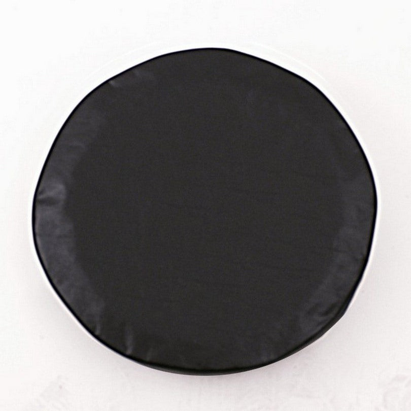 Plain Black Tire Cover Black