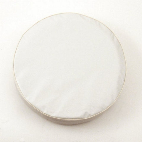 Plain White Tire Cover White