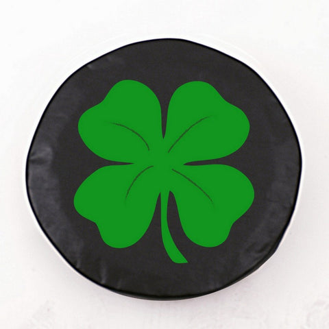 4-leaf Clover Tire Cover Black