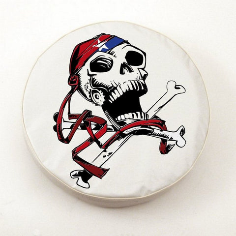 Usa Pirate Tire Cover White