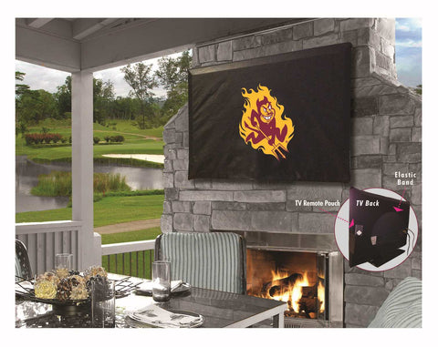 Arizona State Tv Cover With Sparky Logo-30"