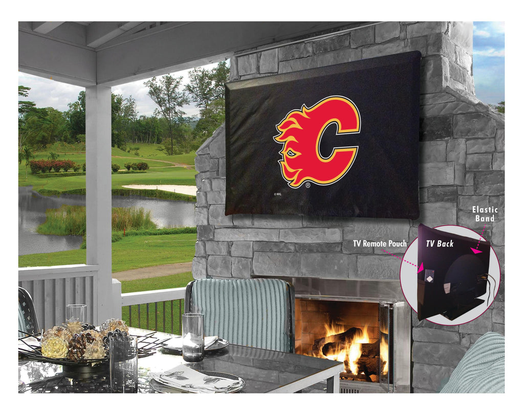 Calgary Flames Tv Cover-30"