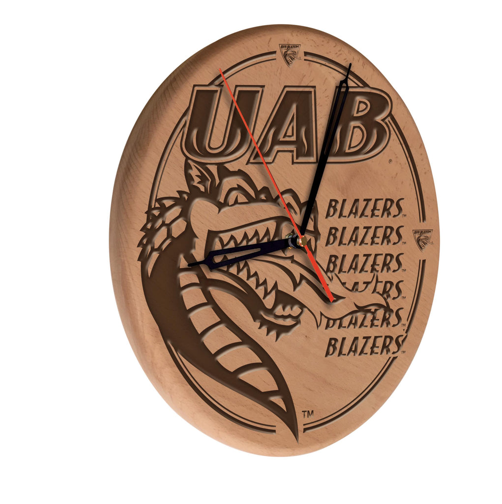 Uab Laser Engraved Wood Clock