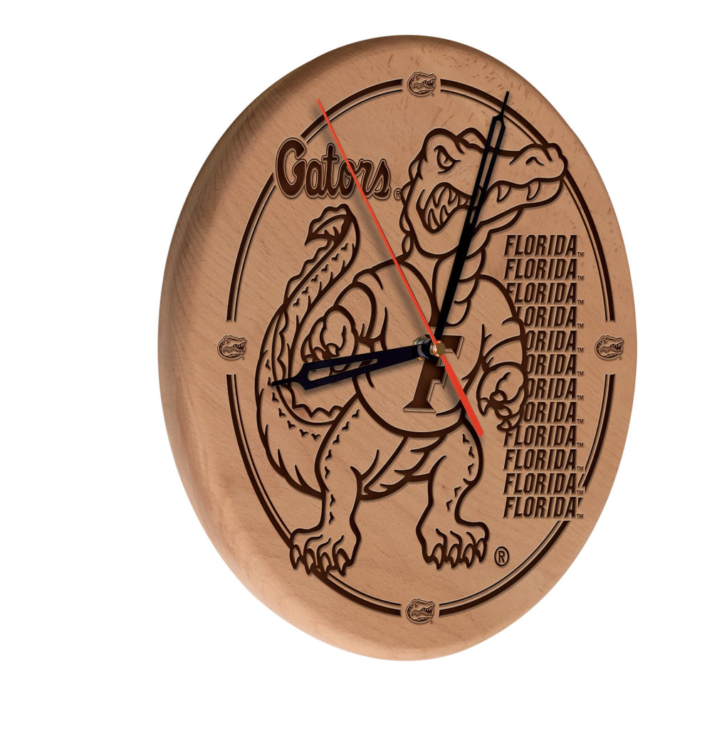 Florida Laser Engraved Wood Clock