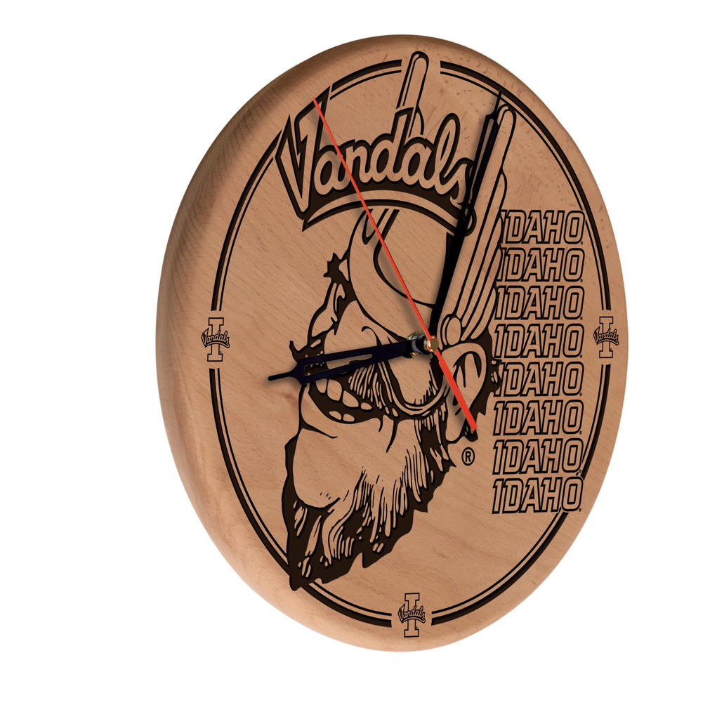 Idaho Laser Engraved Wood Clock