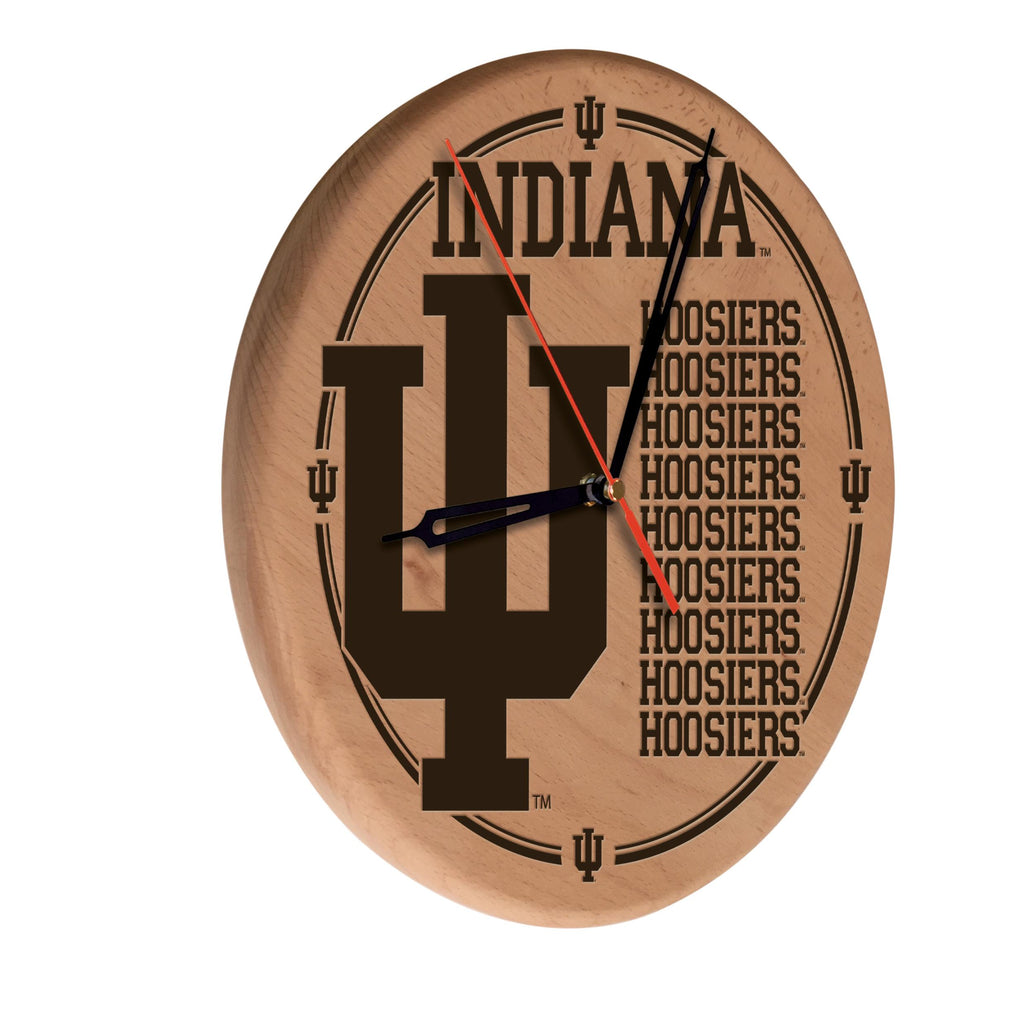 Indiana Laser Engraved Wood Clock