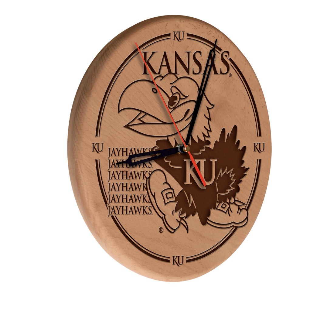 Kansas Laser Engraved Wood Clock