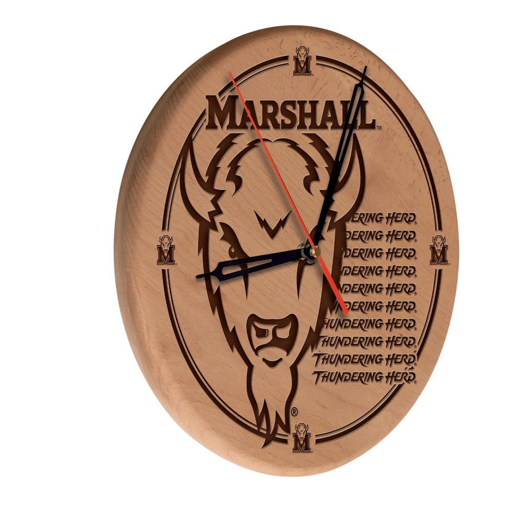 Marshall Laser Engraved Wood Clock