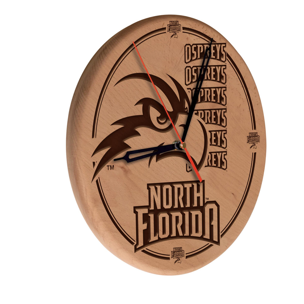 North Florida Laser Engraved Wood Clock