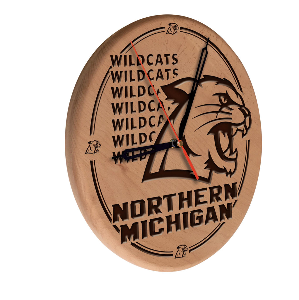 Northern Michigan Laser Engraved Wood Clock