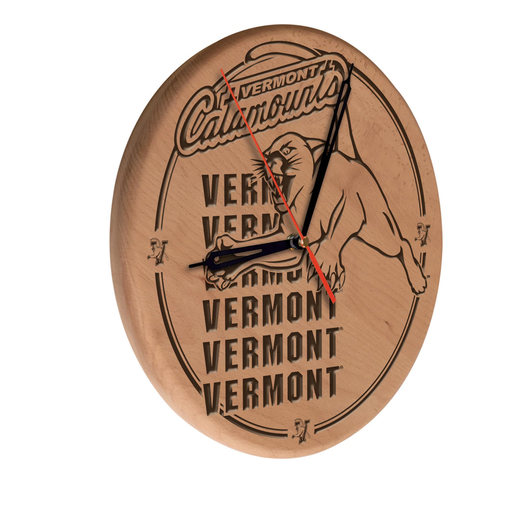 Vermont Laser Engraved Wood Clock