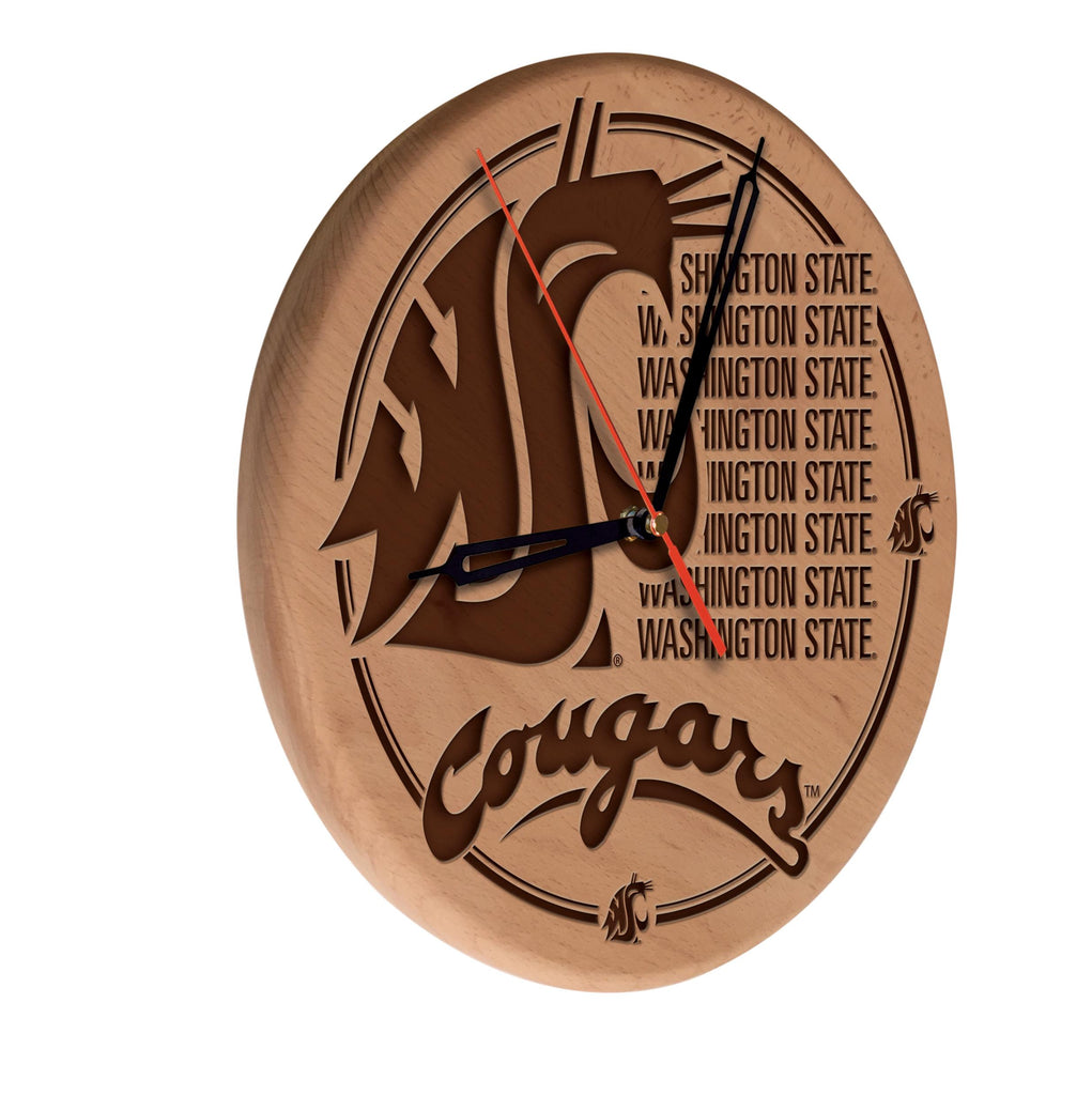 Washington State Laser Engraved Wood Clock