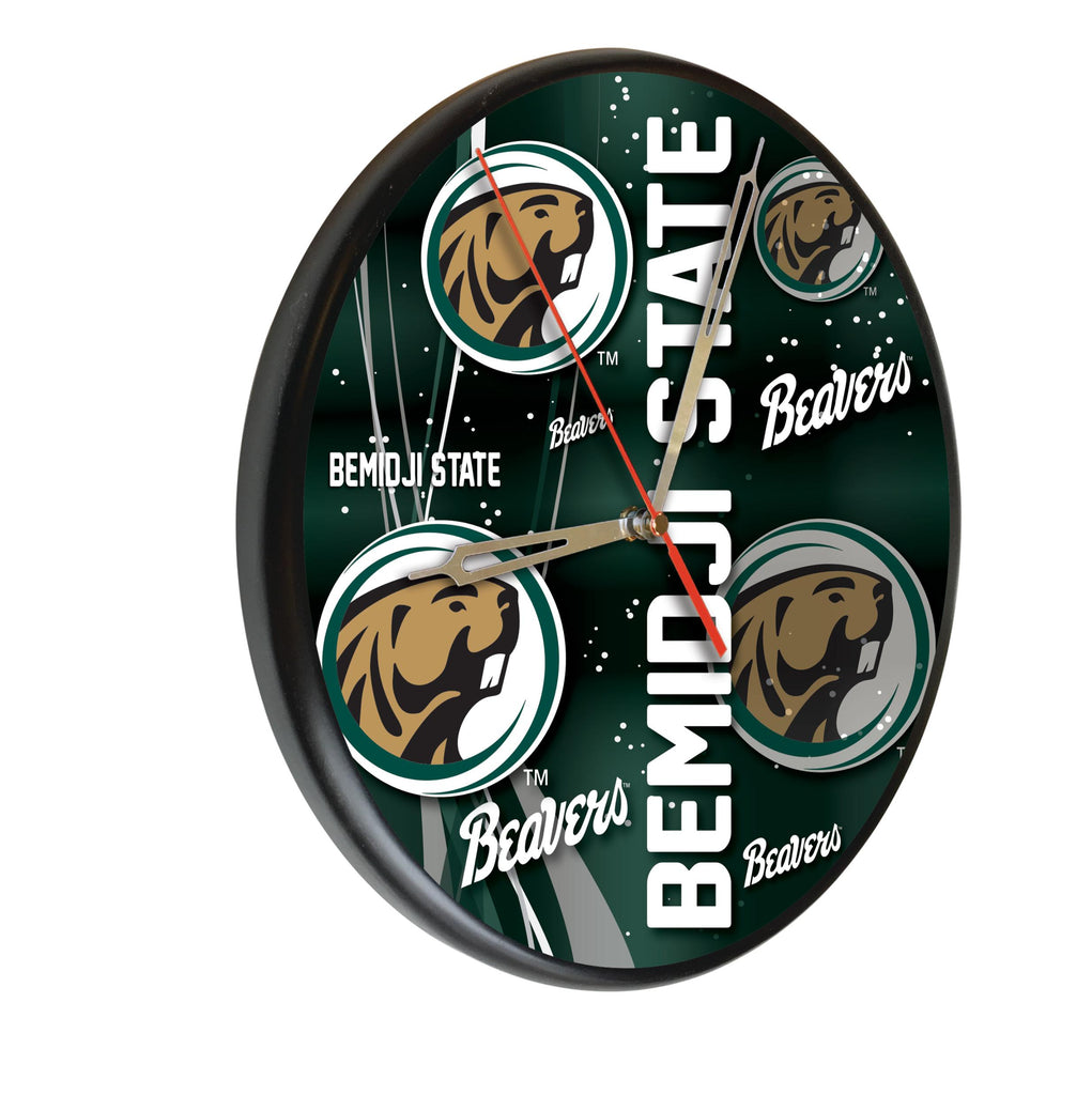 Bemidji State Digitally Printed Wood Clock