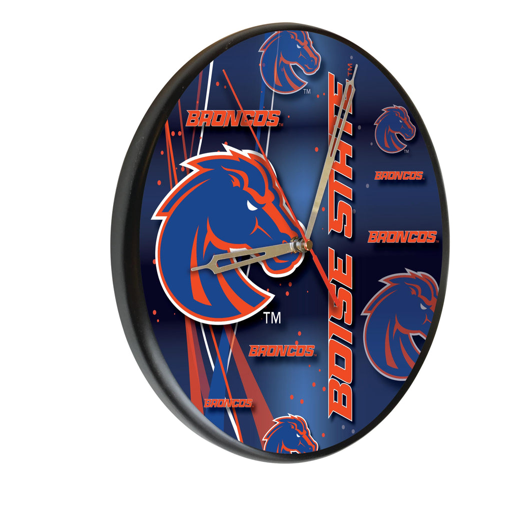 Boise State Digitally Printed Wood Clock