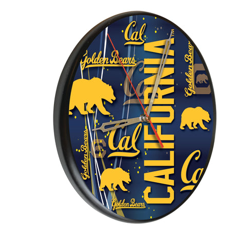 Cal Digitally Printed Wood Clock