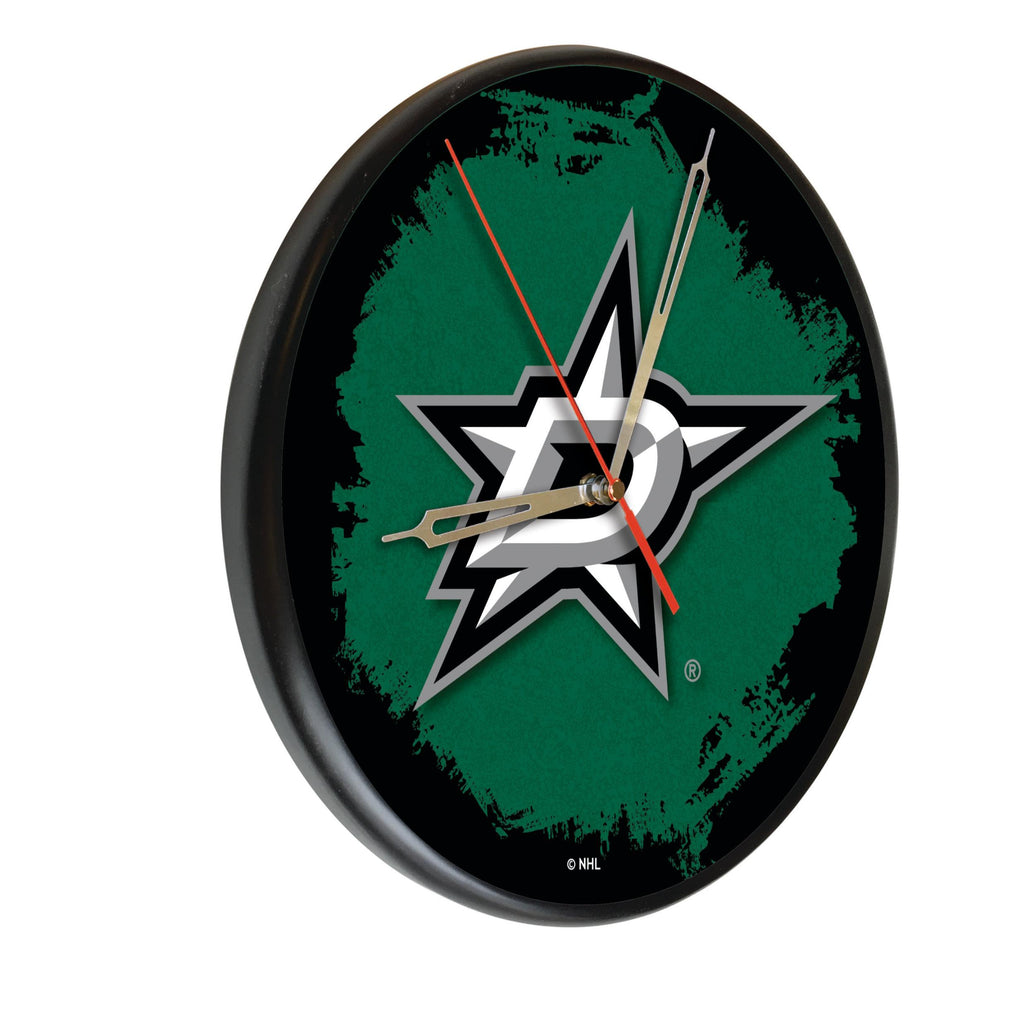 Dallas Stars Digitally Printed Wood Clock