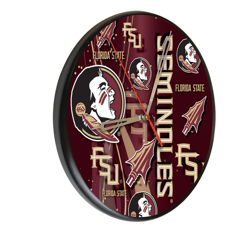 Florida State Digitally Printed Wood Clock