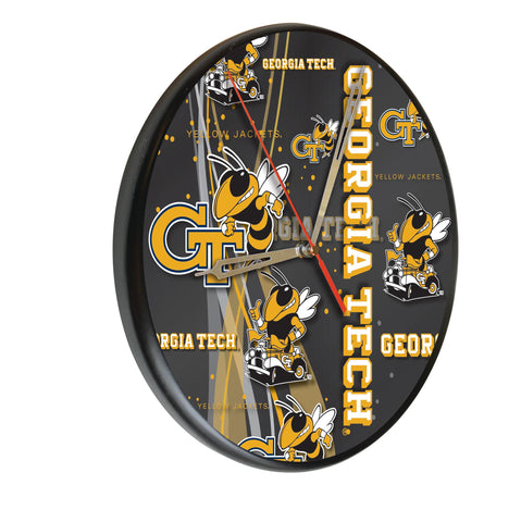 Georgia Tech Digitally Printed Wood Clock