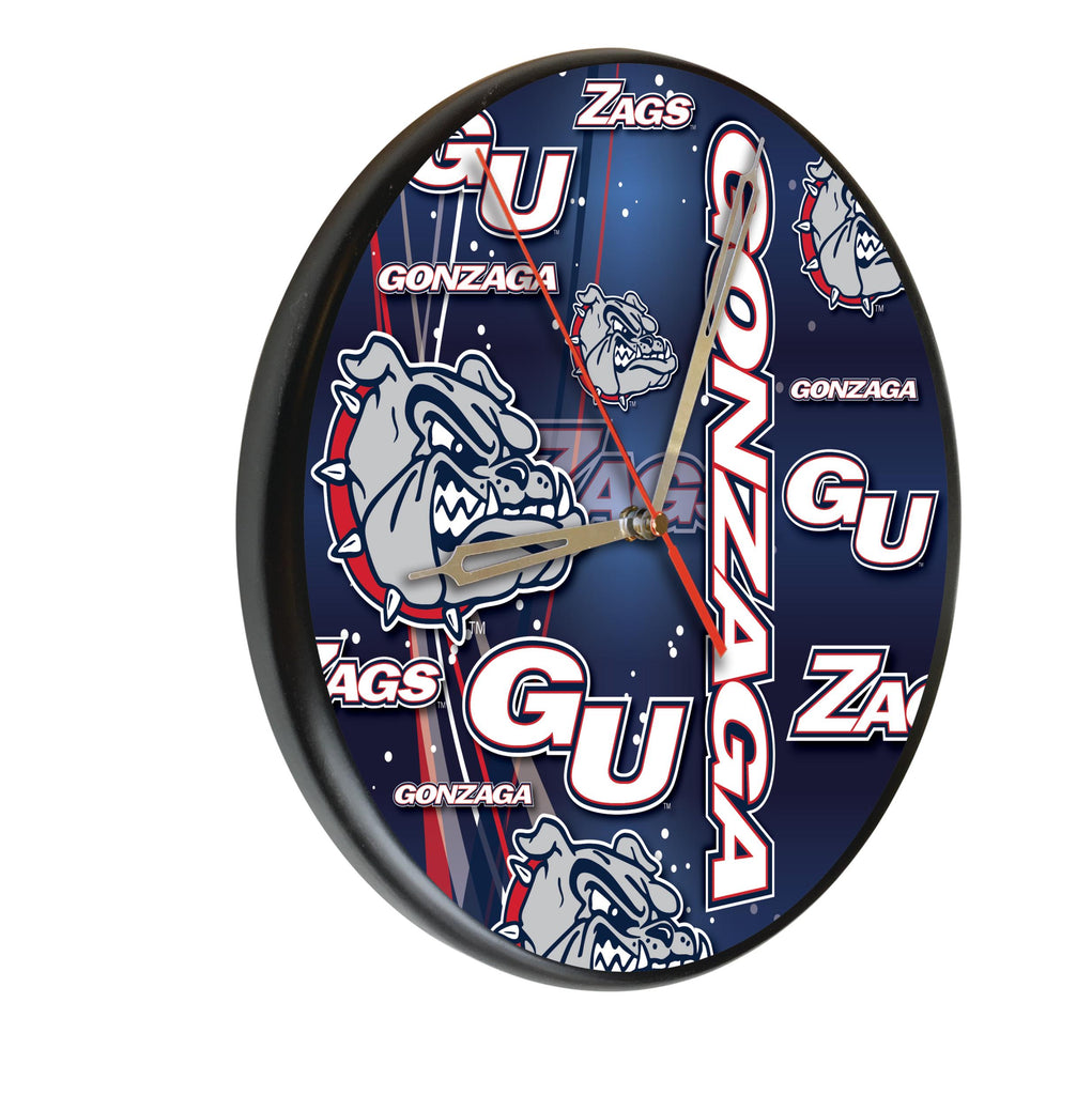 Gonzaga Digitally Printed Wood Clock