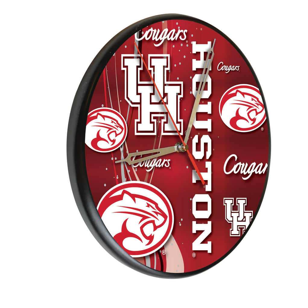 University Of Houston Digitally Printed Wood Clock