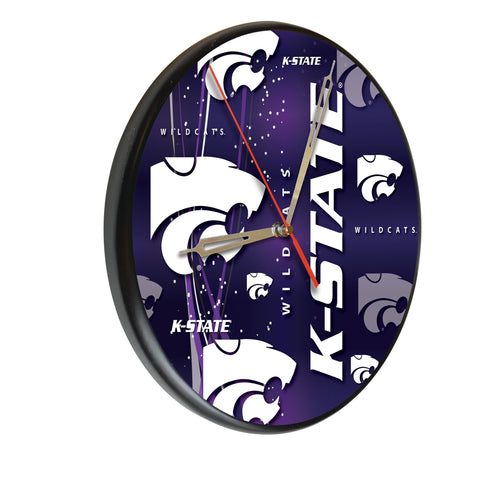 Kansas State Digitally Printed Wood Clock