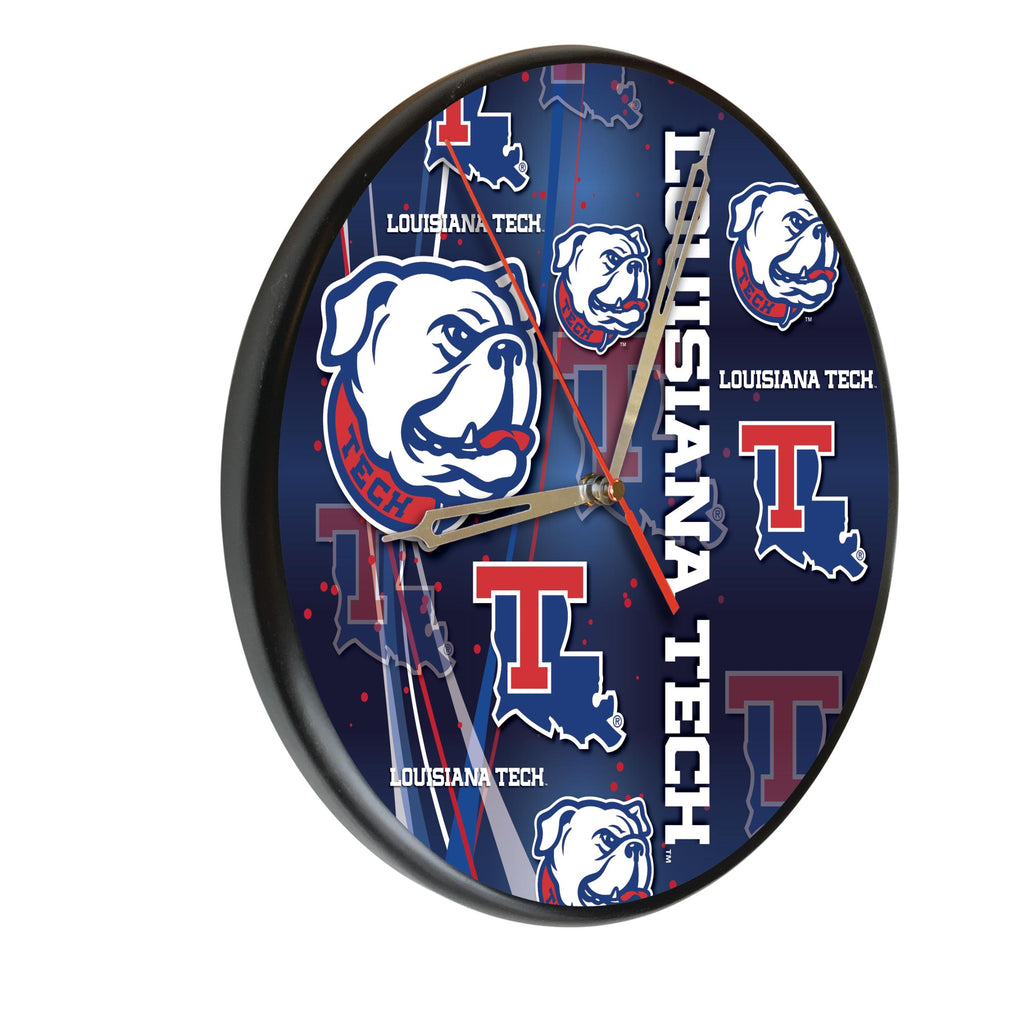 Louisiana Tech Digitally Printed Wood Clock