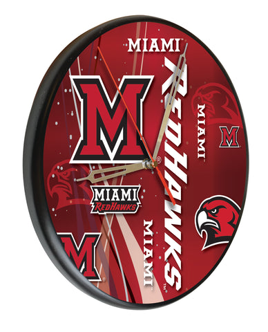 Miami (oh) Digitally Printed Wood Clock