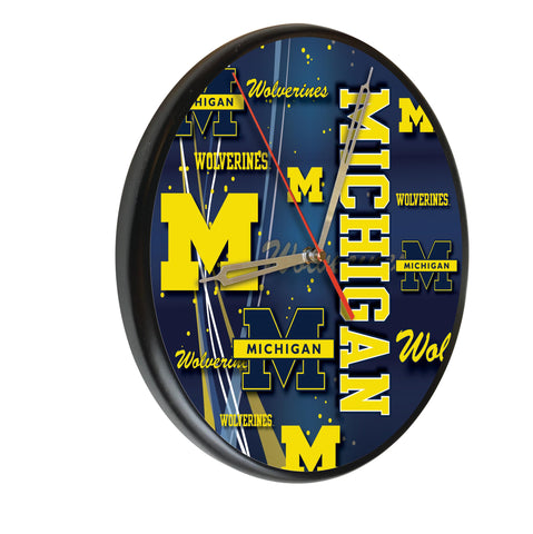 Michigan Digitally Printed Wood Clock