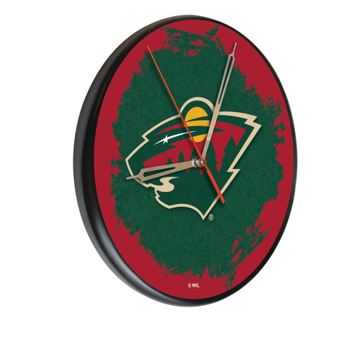 Minnesota Wild Digitally Printed Wood Clock