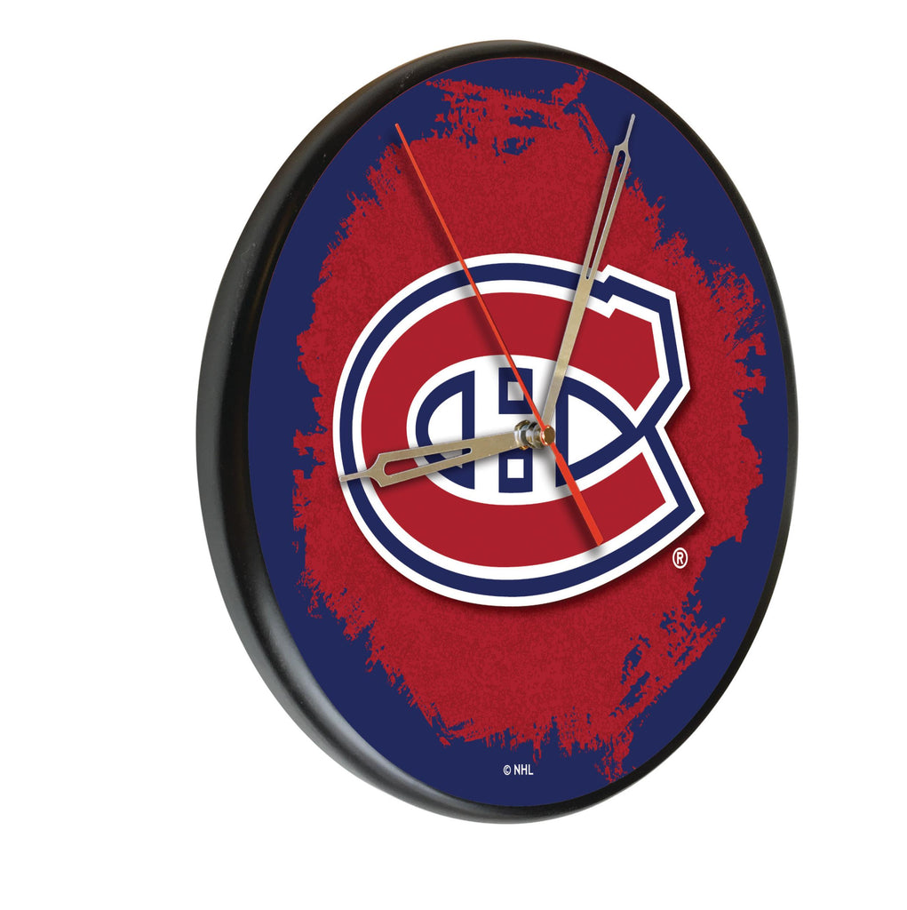 Montreal Canadiens Digitally Printed Wood Clock