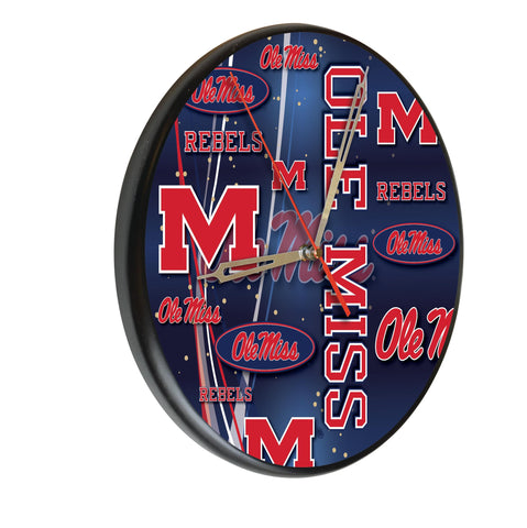 Ole' Miss Digitally Printed Wood Clock