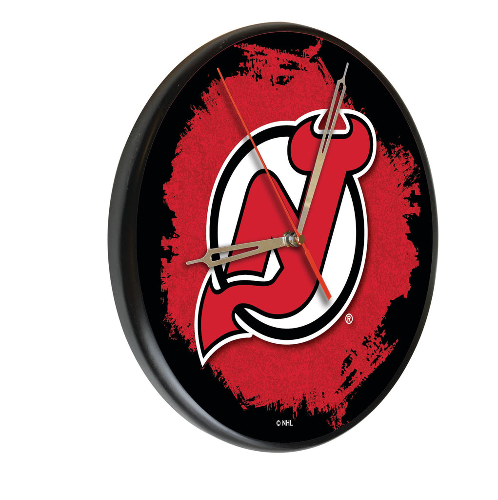 New Jersey Devils Digitally Printed Wood Clock