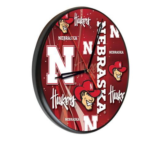 Nebraska Digitally Printed Wood Clock