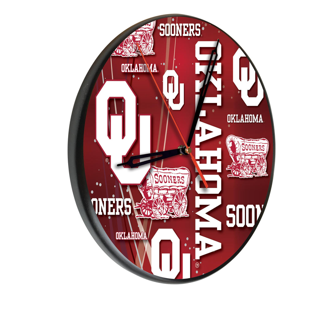 Oklahoma Digitally Printed Wood Clock