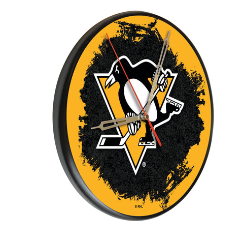 Pittsburgh Penguins Digitally Printed Wood Clock