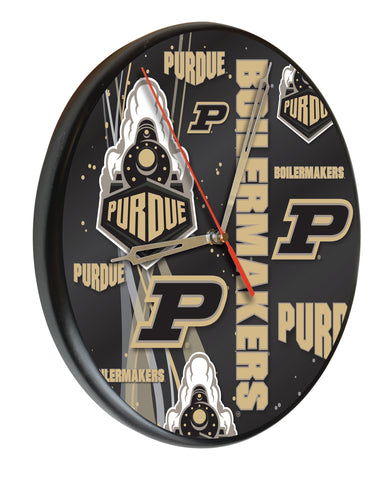 Purdue Digitally Printed Wood Clock