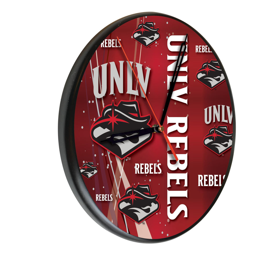 Unlv Digitally Printed Wood Clock