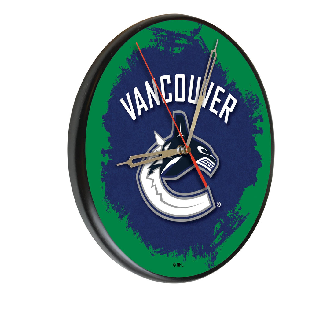 Vancouver Canucks Digitally Printed Wood Clock