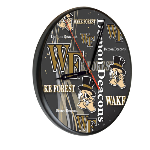 Wake Forest Digitally Printed Wood Clock