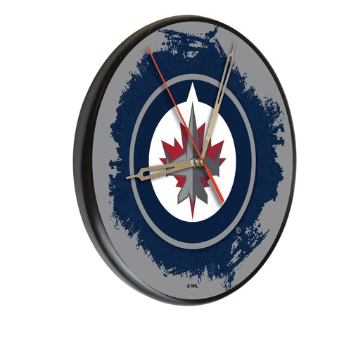 Winnipeg Jets Digitally Printed Wood Clock