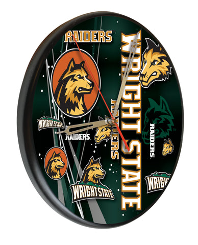 Wright State Digitally Printed Wood Clock