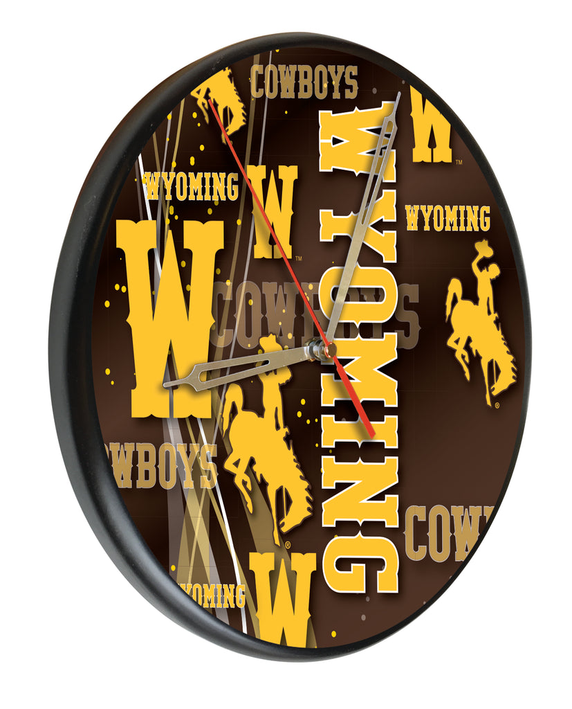 Wyoming Digitally Printed Wood Clock