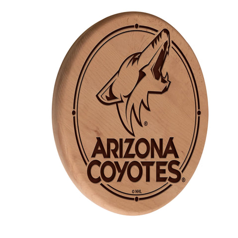 Arizona Coyotes Laser Engraved Wood Sign