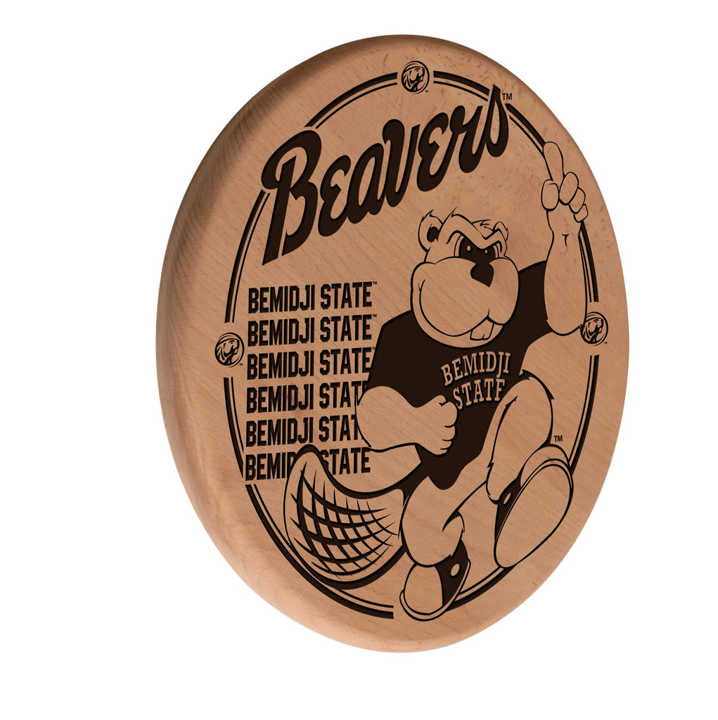 Bemidji State Laser Engraved Wood Sign