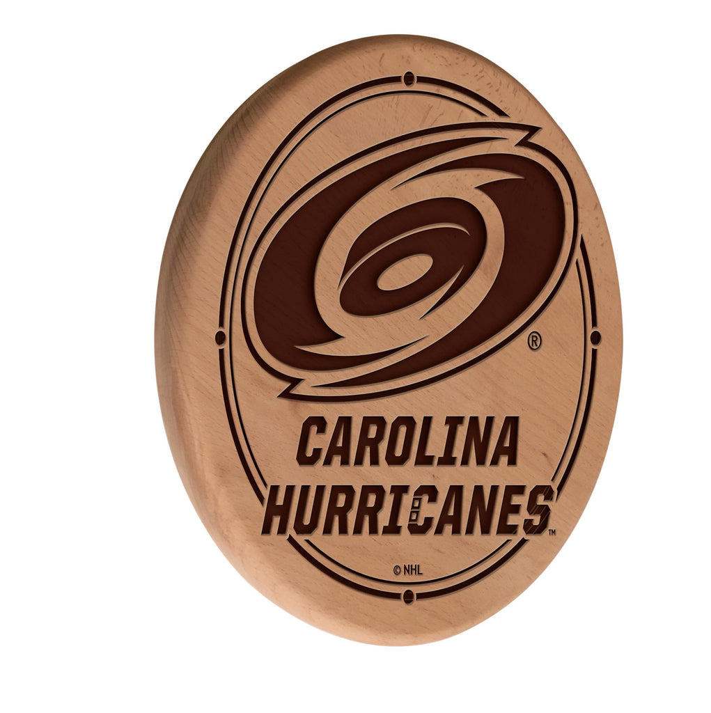 Carolina Hurricanes Laser Engraved Wood Sign