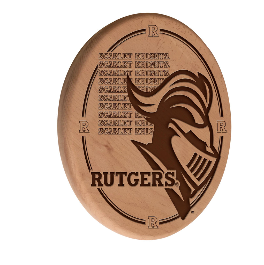 Rutgers Laser Engraved Wood Sign