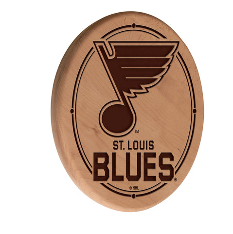 St Louis Blues Laser Engraved Wood Sign